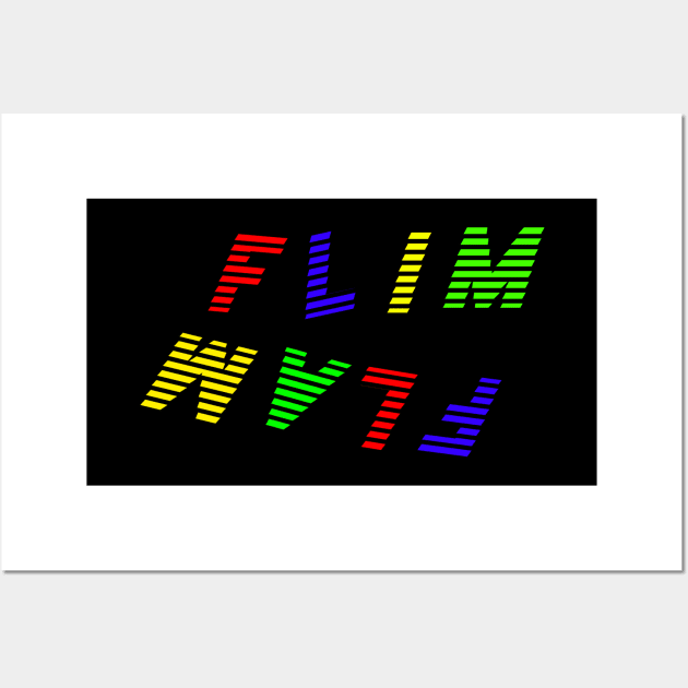 Flim Flam Wall Art by Word and Saying